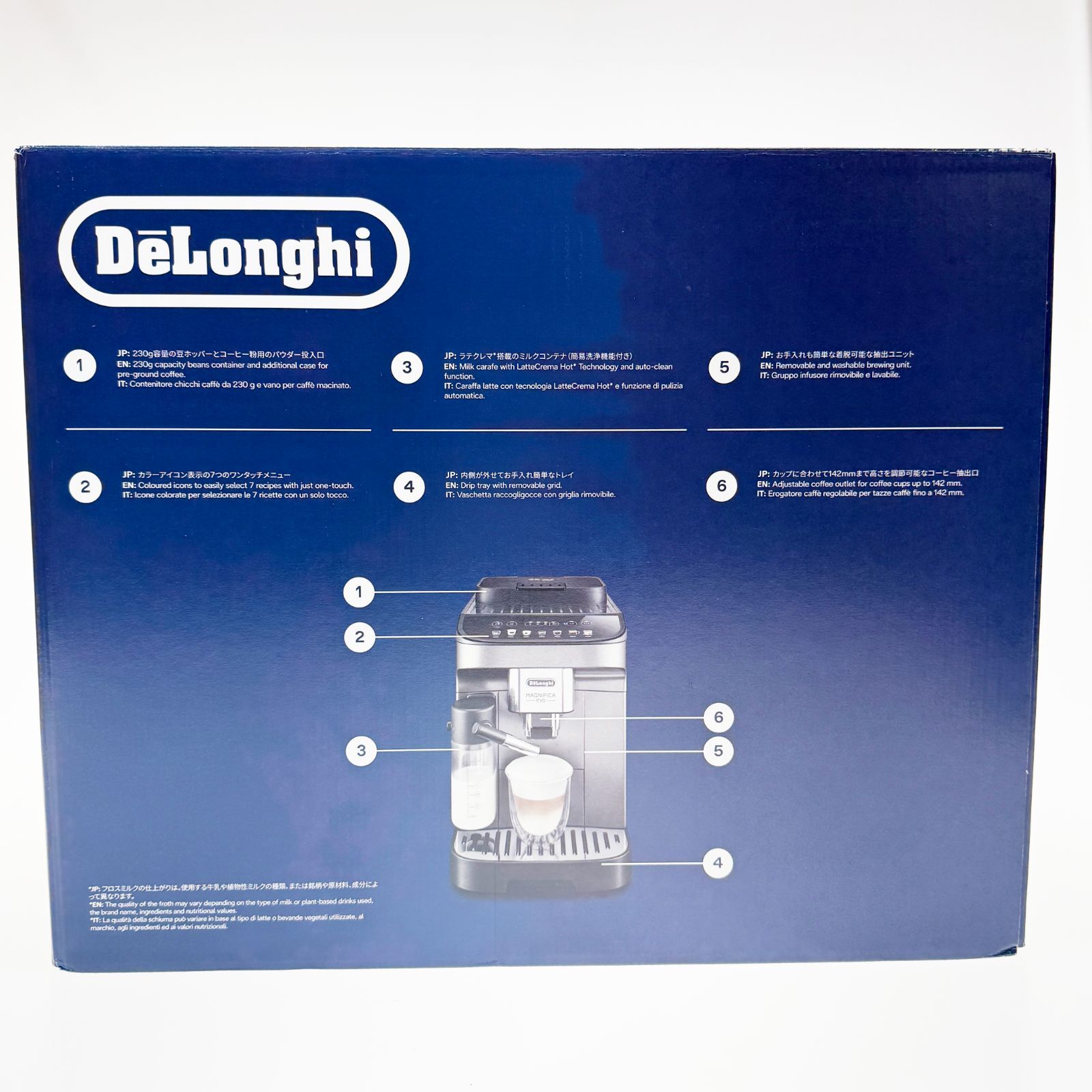 未開封 De Longhi デロンギ 全自動コーヒーマシン マグニフィカ イーヴォ ECAM29081XTB チタニウムブラック