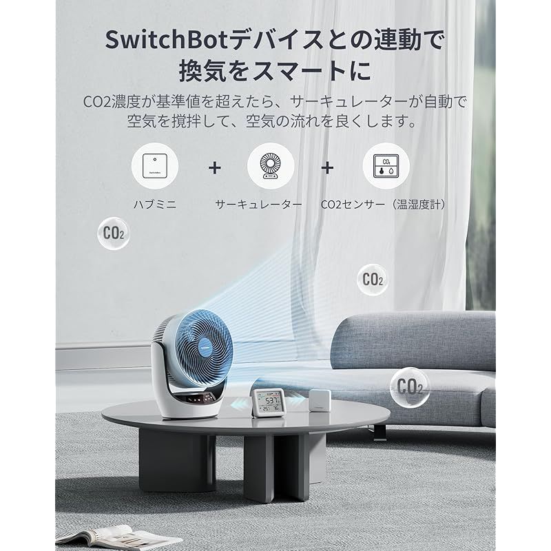 SwitchBot スイッチボット　CO2センサ　温湿度計 SwitchBot CO2センサー｜空気管理をスマートに – SwitchBot