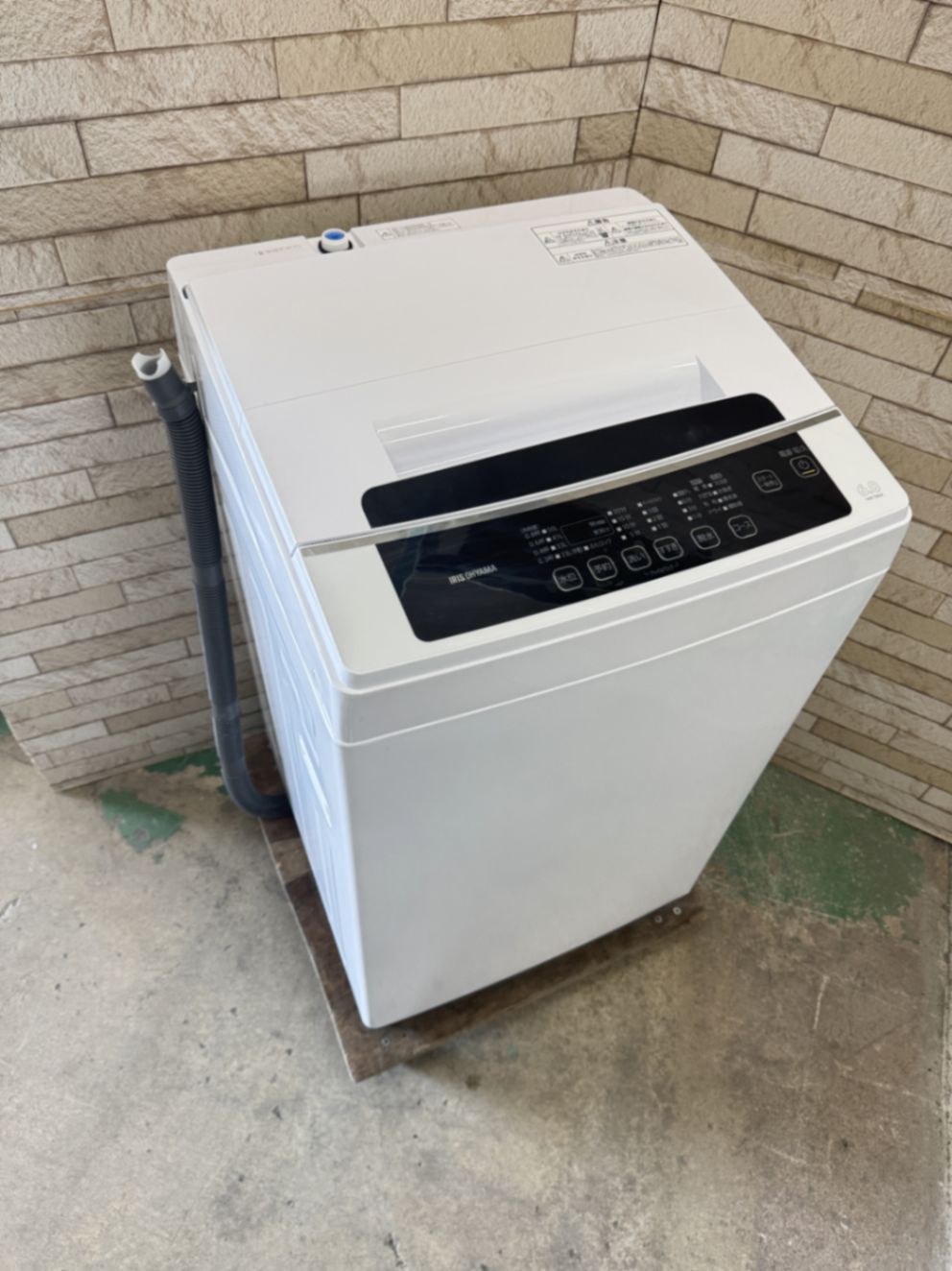 大阪送料無料 3か月保障付き 洗濯機 アイリスオーヤマ 6kg 2021年 IAW-T602E SS-197