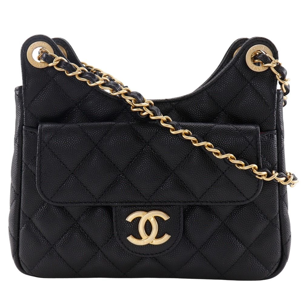 シャネル ショルダーバッグ AS3710 CHANEL (シャネル)スモールホーボーマトラッセチェーン
