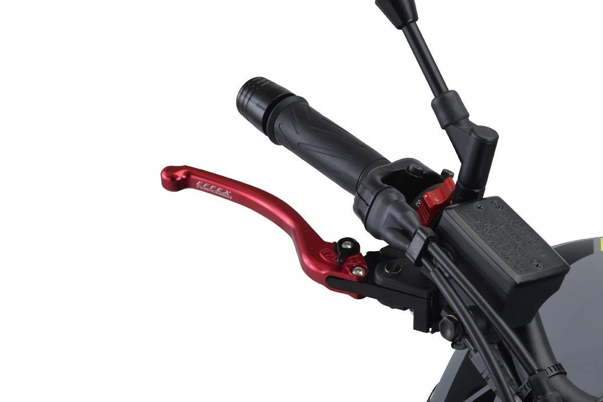 ばなお エフェックス スムースフィットレバー（レッド） ZEPHYR750/ZRX400