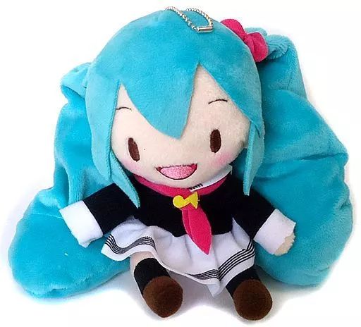 初音ミクシリーズ ふわふわぬいぐるみ ミク&MEIKO&KAITO 制服Ver 中古】ぬいぐるみ 初音ミク ふわふわぬいぐるみ”ミク