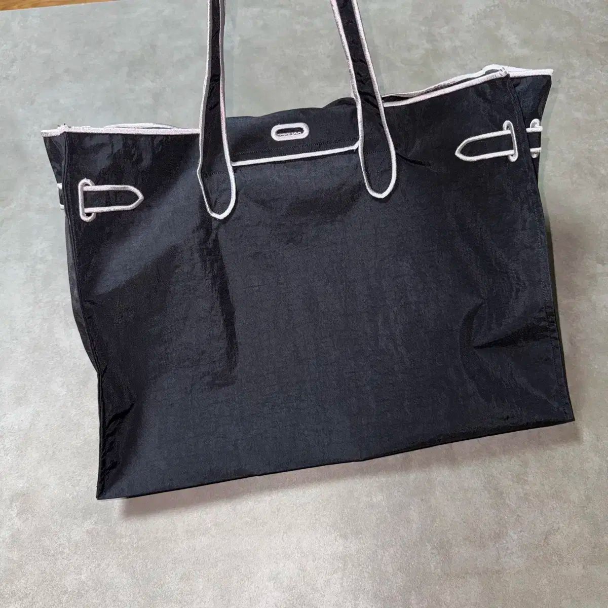 LA COUSETTE ラクゼット クラシックエコバック￼ ブラック　Lサイズ New Classical Eco Bag (L) BLACK - LA COUSETTE（ラクゼット）公式