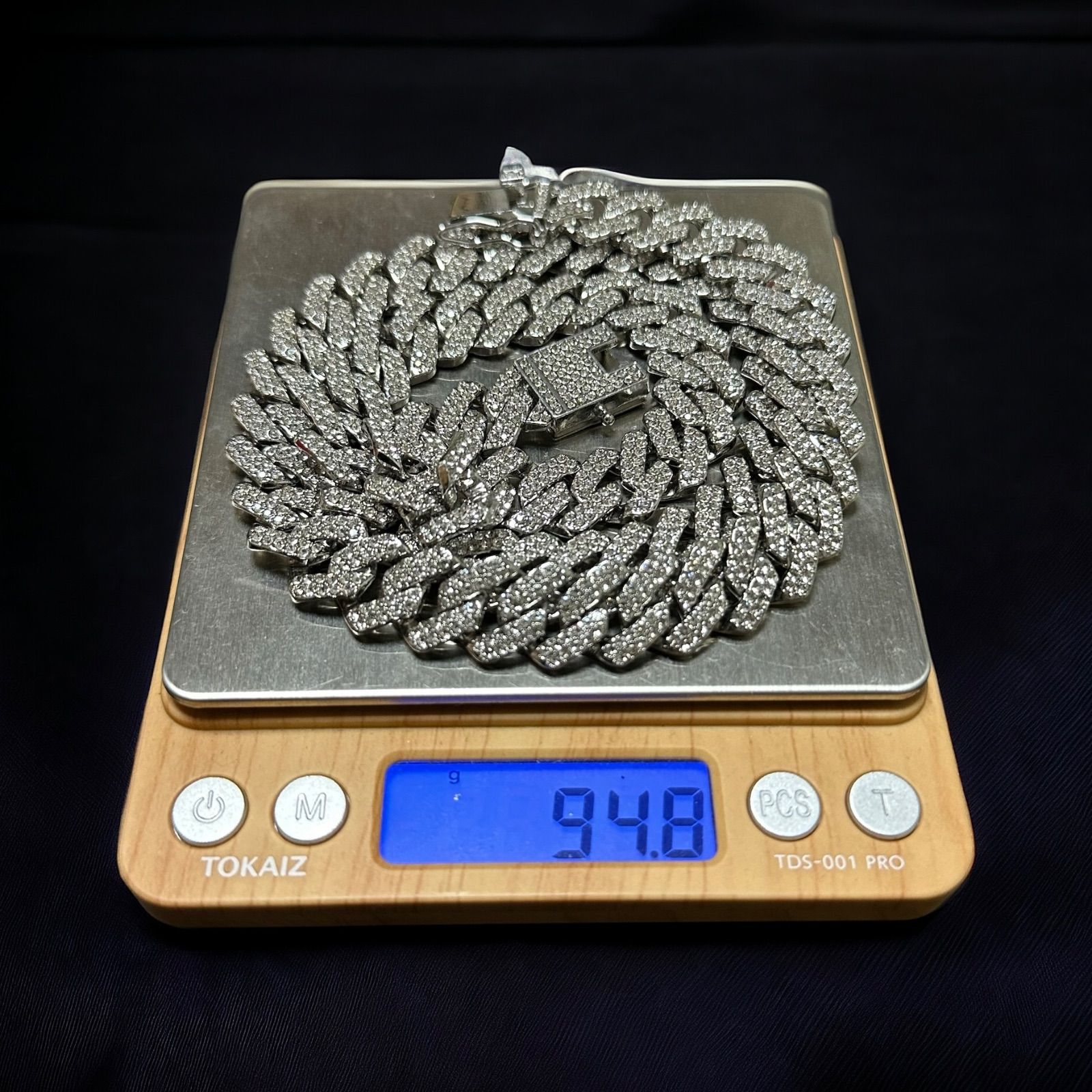 送料無料 【セット商品】 菱形 喜平ネックレス 60cm 50cm 45cm 喜平ブレスレット 20cm 幅14mm シルバー 喜平チェーン 喜平ブレス キューバンリンク ブリンブリン HIPHOPジュエリー ヒップホップ ストリート
