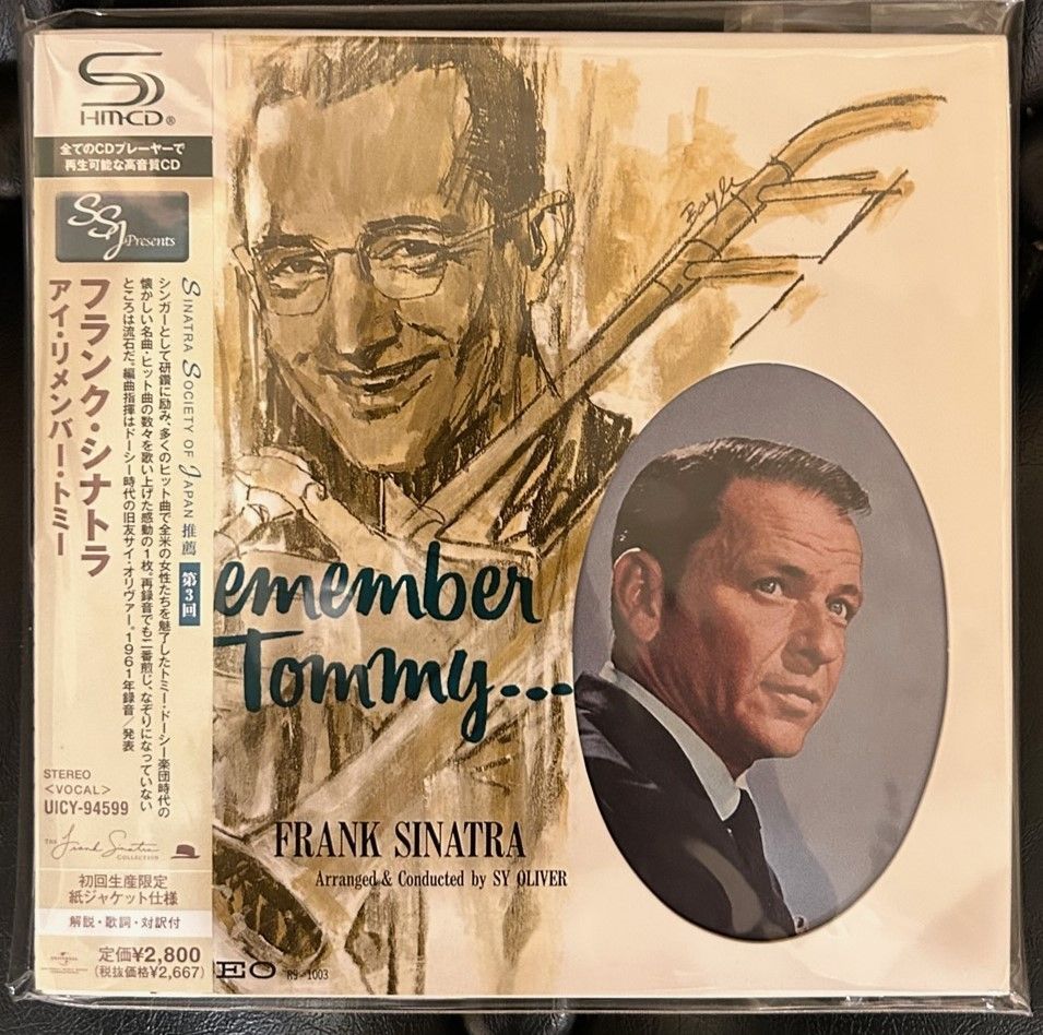 廃盤紙ジャケSHM-CD】 フランク・シナトラ 「アイ・リメンバー・トミー