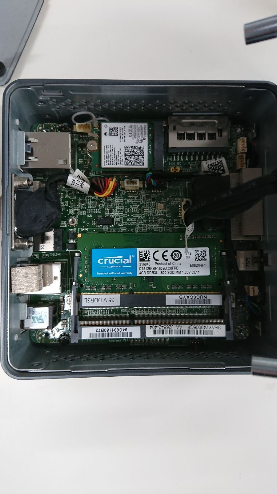 ジャンク】Intel ミニPC NUC6CAY ※ACアダプターなし - メルカリ