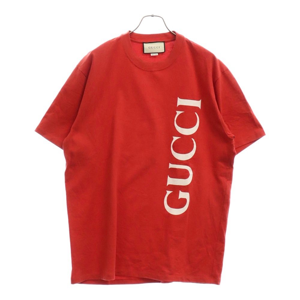 GUCCI グッチ Tシャツ・カットソー 赤 M 4103624E0275 GUCCI（グッチ）Tシャツ・カットソー 赤 サイズ:M メンズ