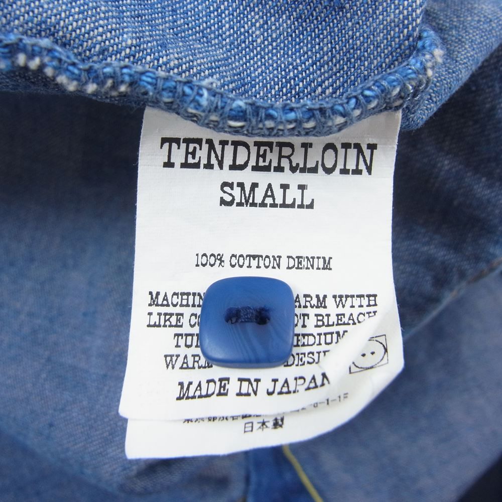 TENDERLOIN テンダーロイン WORK SHT B.D DENIM S/S WASH 半袖 ワーク