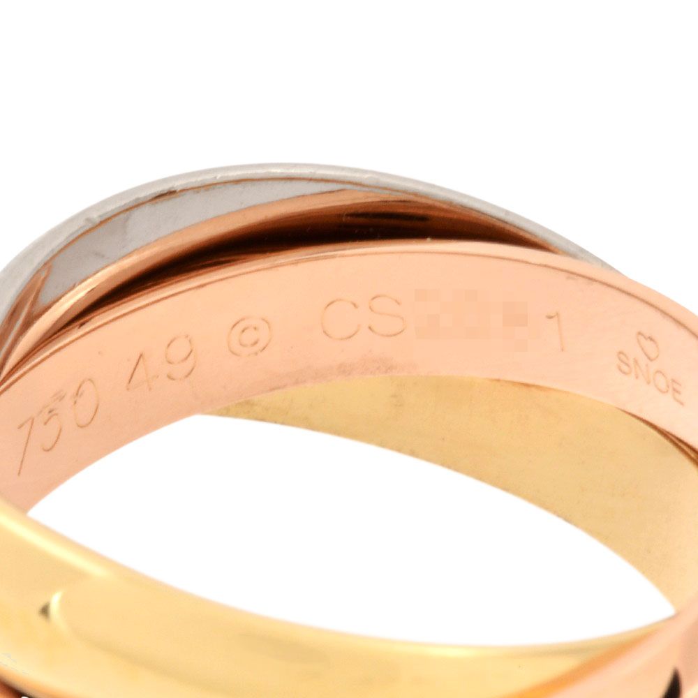 カルティエ Cartier トリニティ MM クラシック リング 指輪 #49