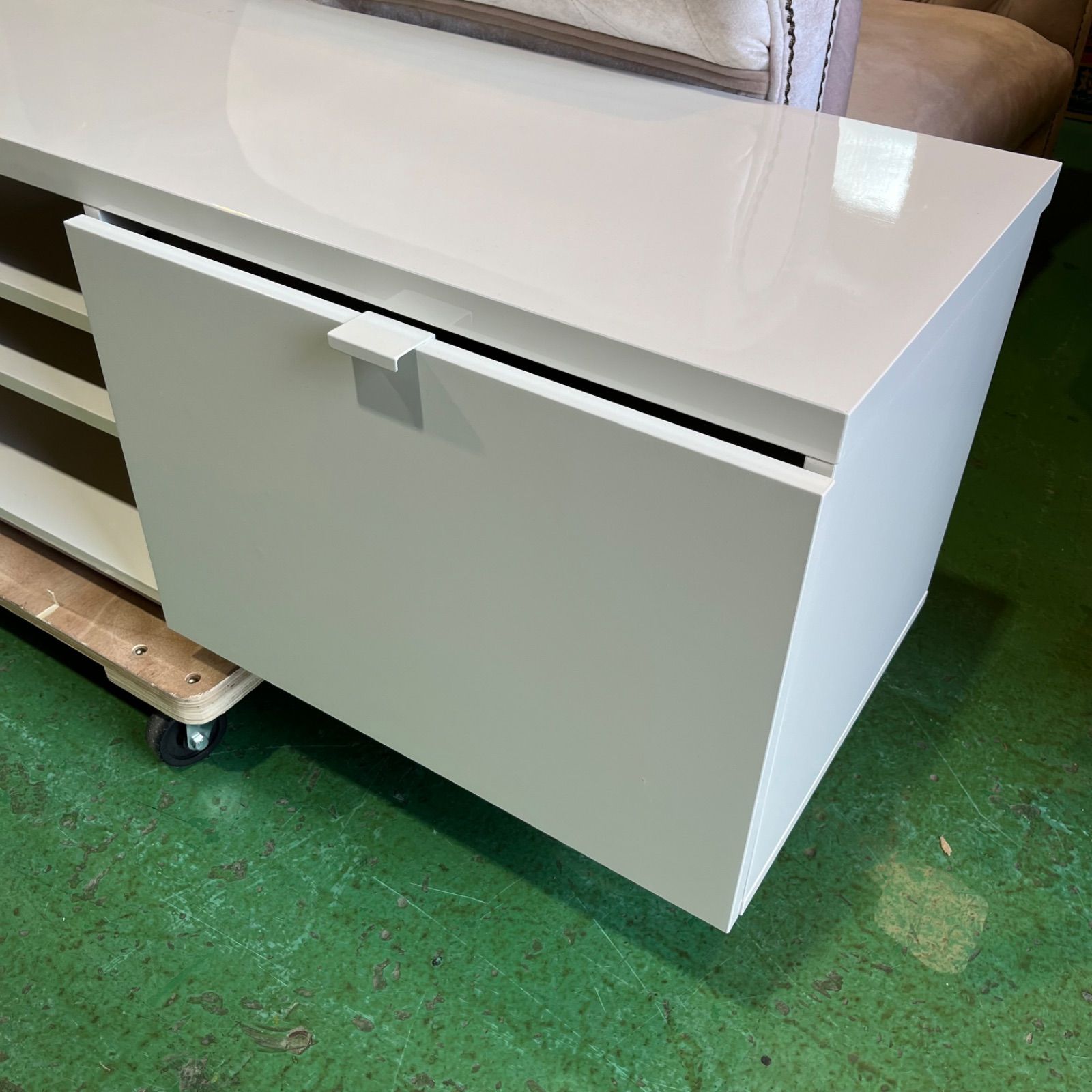 IKEA/イケア】テレビ台 テレビボード 収納付き ホワイト 白