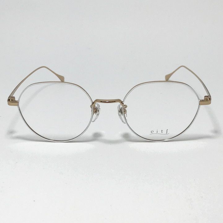 eits エイチ 日本製 レディース HAMAMOTO ハマモト 軽量 眼鏡 メガネ フレーム サングラス H1198-5-50 度付可 ホワイト ゴールド リビジョン製レンズでお好きなサングラス作成可能 eits エイチ 日本製 レディース HAMAMOTO ハマモト 軽量 眼鏡 メガネ