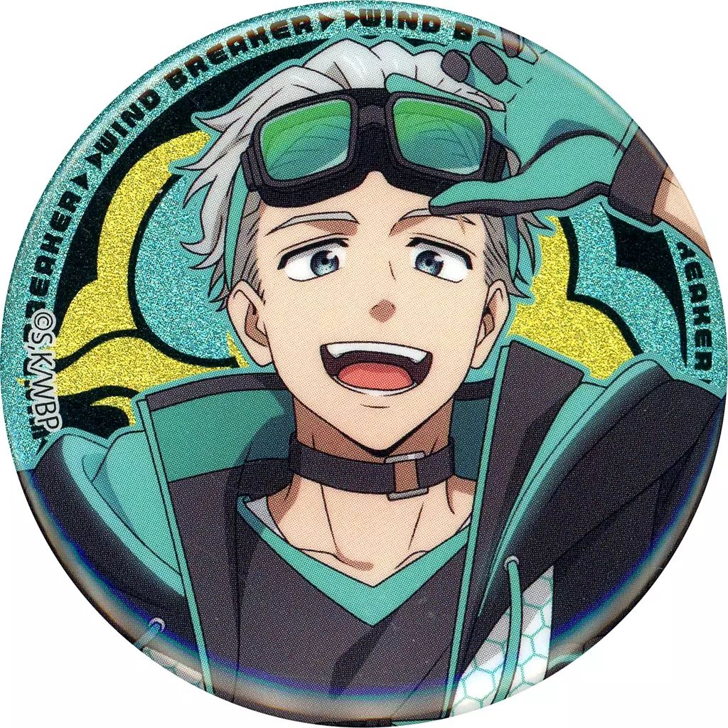 中古】バッジ・ピンズ [単品] 梅宮一 グリッター缶バッジ 「WIND