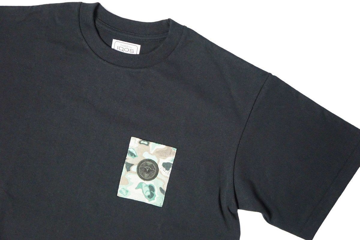 IQOS NIGO THE CAMO COLLECTION 家紋 ワッペン Tシャツ ブラック 限定品 新品 ☆ S D238 - メルカリ