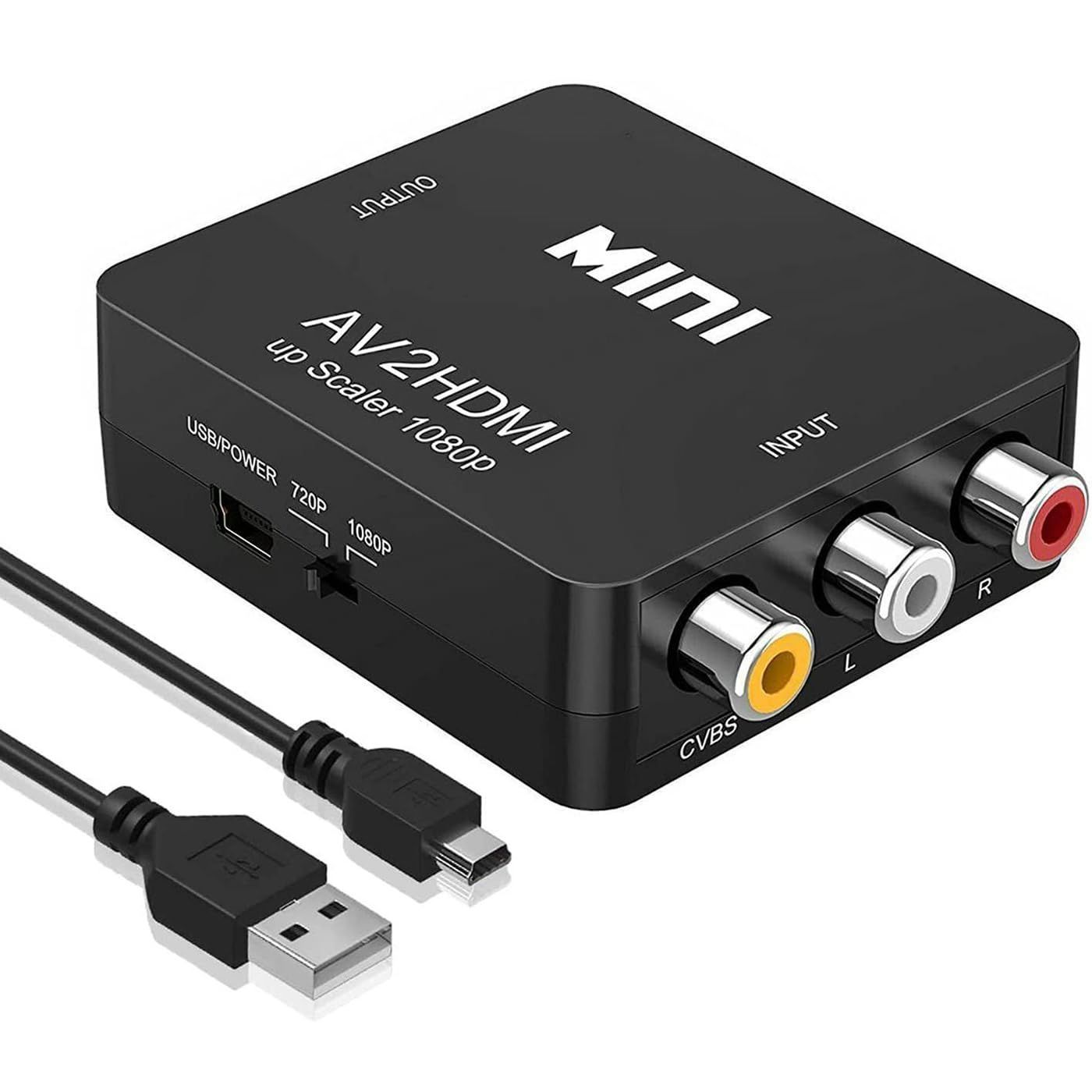 特価セール】HDMI 変換器 to to AV2HDMI AV USBケーブル付き HDMI変換