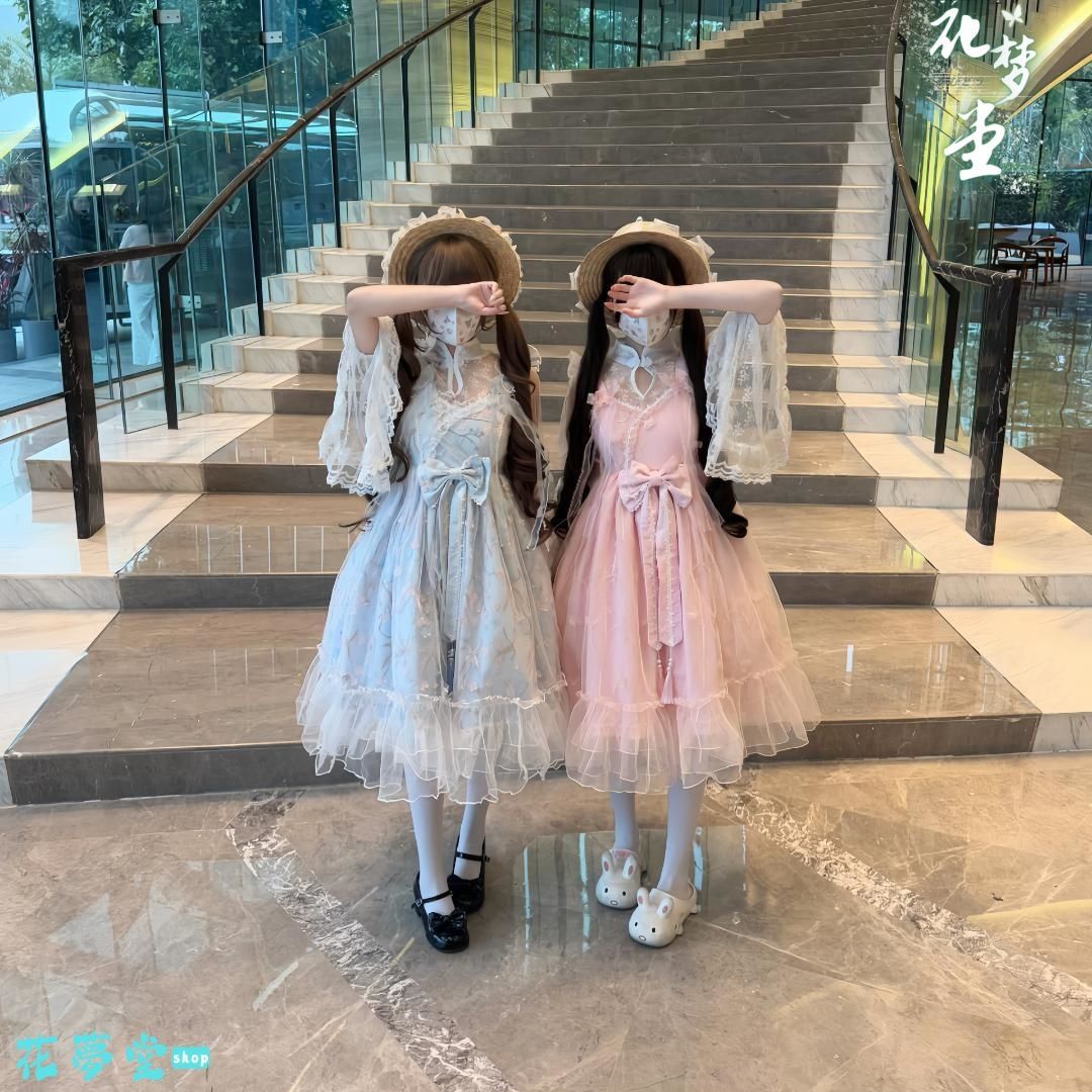 25年 ドレス コスプレロリータセット 仮装 オリジナル 洋服 ロリータ ワンピース 撮影会 舞台 イベント 花夢堂-17