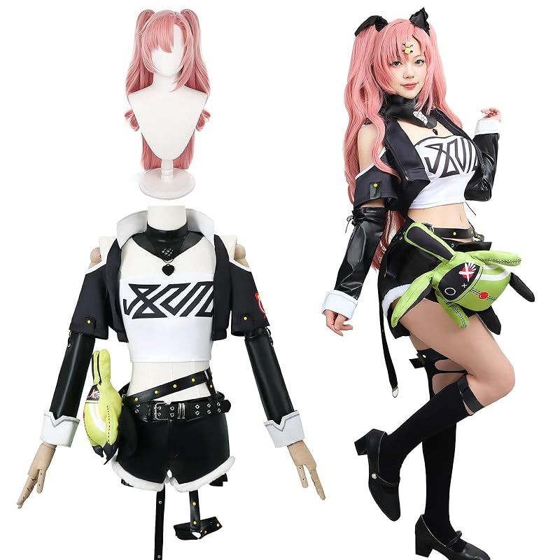 神併 ニコ デマラ コスプレ ウィッグ付き 社長 ゼンゼロ コスプレ衣装 大人用 仮装 文化祭 イベント コスチューム ステージ服 Nicole Demara cosplay ニコ デマラ ウィッグ付き M