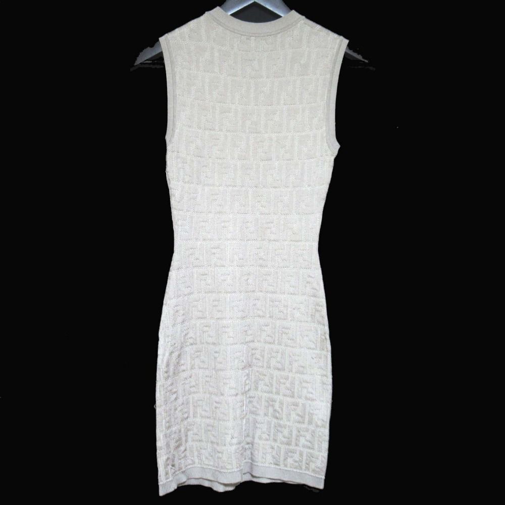 FENDI ノースリーブラメニット ズッカ柄 FENDI ズッカ柄 ベスト 楽天