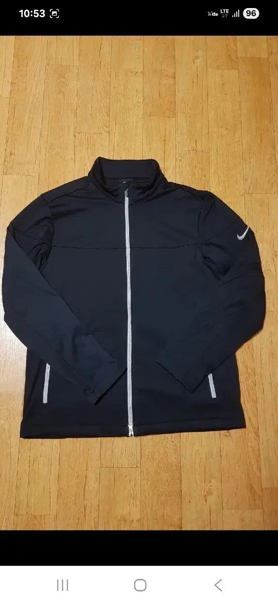 ほぼ 正規品 NIKE ナイキ ゴルフ ドライフィット 起毛 ジップアップ 柔らかい ブラック ジャケット 105