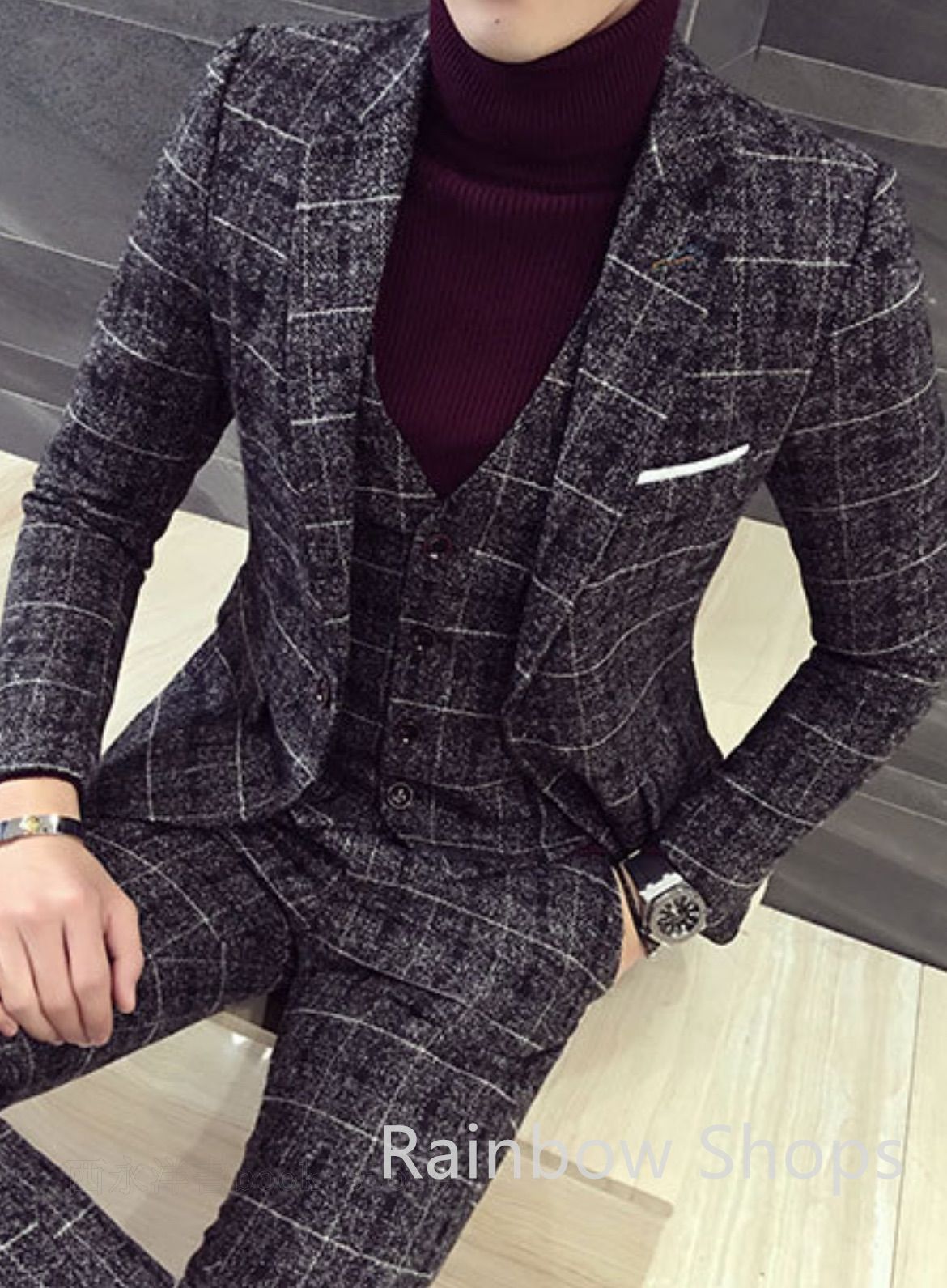 Sartorio チェック柄 ビジネス スーツ 50 Sartorio（サルトリオ）通販