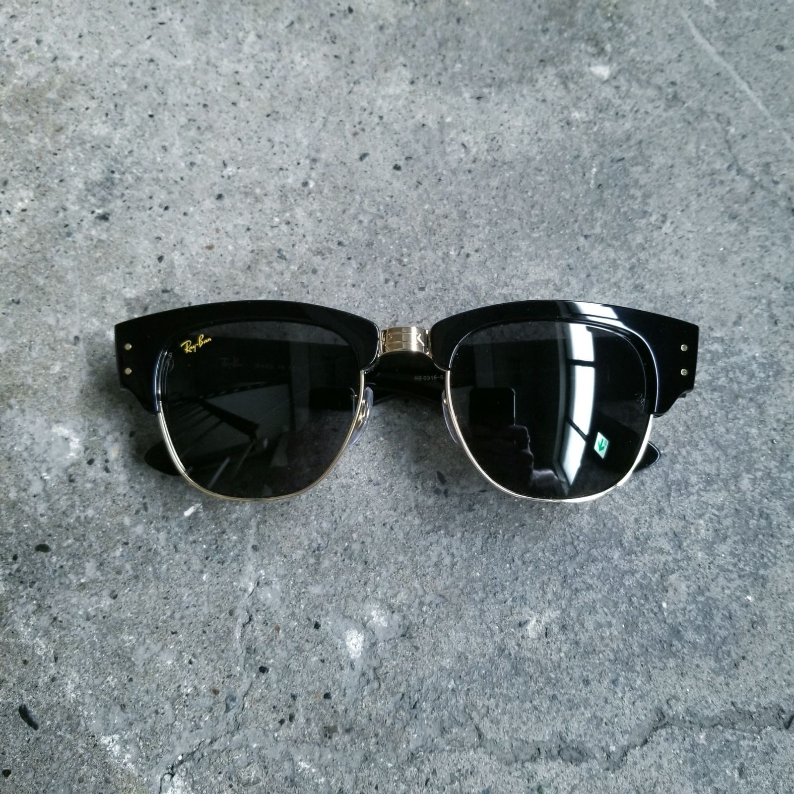 Ray-Ban × ASAP ROCKY MEGA CLUBMASTER BLACKED OUT COLLECTION 53□21