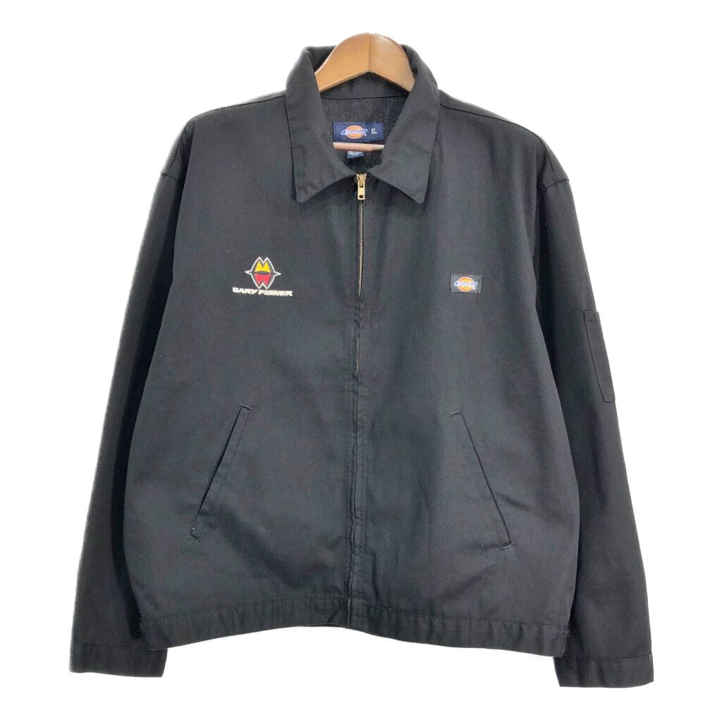 ディッキーズ Dickies ポリエステルコットン ワークジャケット ブラック Dickies ディッキーズ ワークジャケット ブラック (メンズ XL