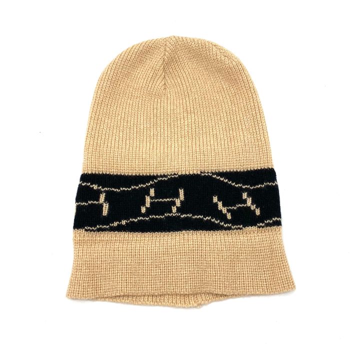 HERMES エルメス ロゴ カシミヤ ニット帽 eY09156N