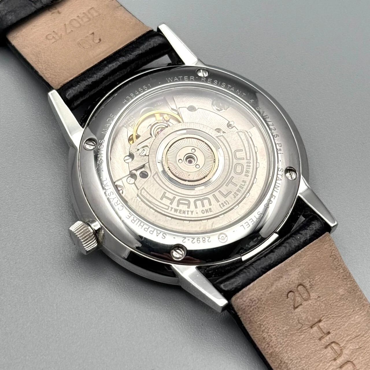ハミルトン HAMILTON H384551 イントラマティック デイト 自動巻き 