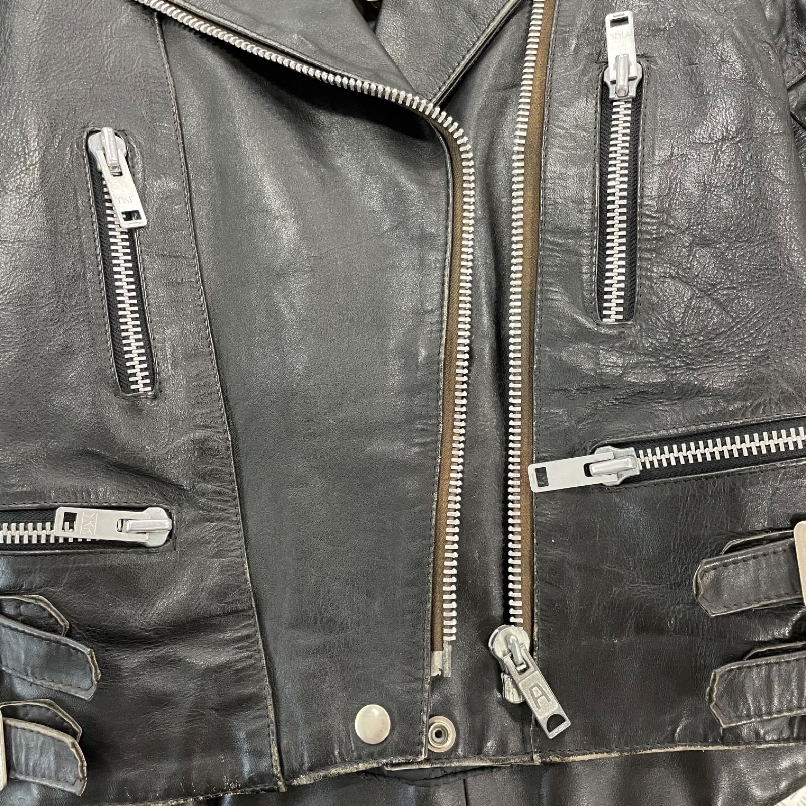 69】Lewis Leathers ルイスレザー 2tone LeatherJKT ライダース 