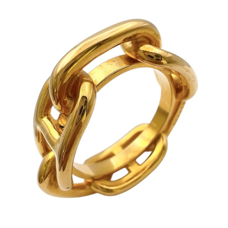 エルメス HERMES ルカデ スカーフリング ゴールド メタル レディース その他小物