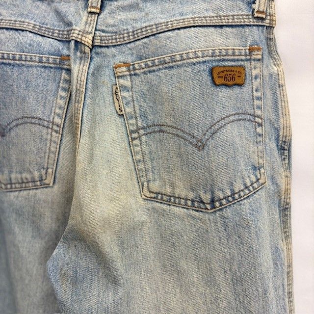 【新品】希少 80's ビンテージ Levi's 656 シルバータブ 80年代ビンテージ Levi's デニムパンツ シルバータブ 656 ビッグ