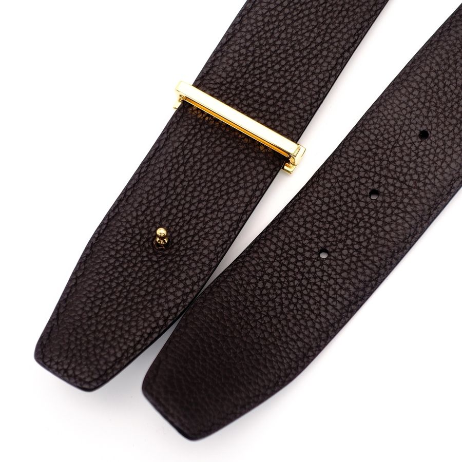 トムフォード TOM FORD ベルト レザー ロゴ ゴールド金具