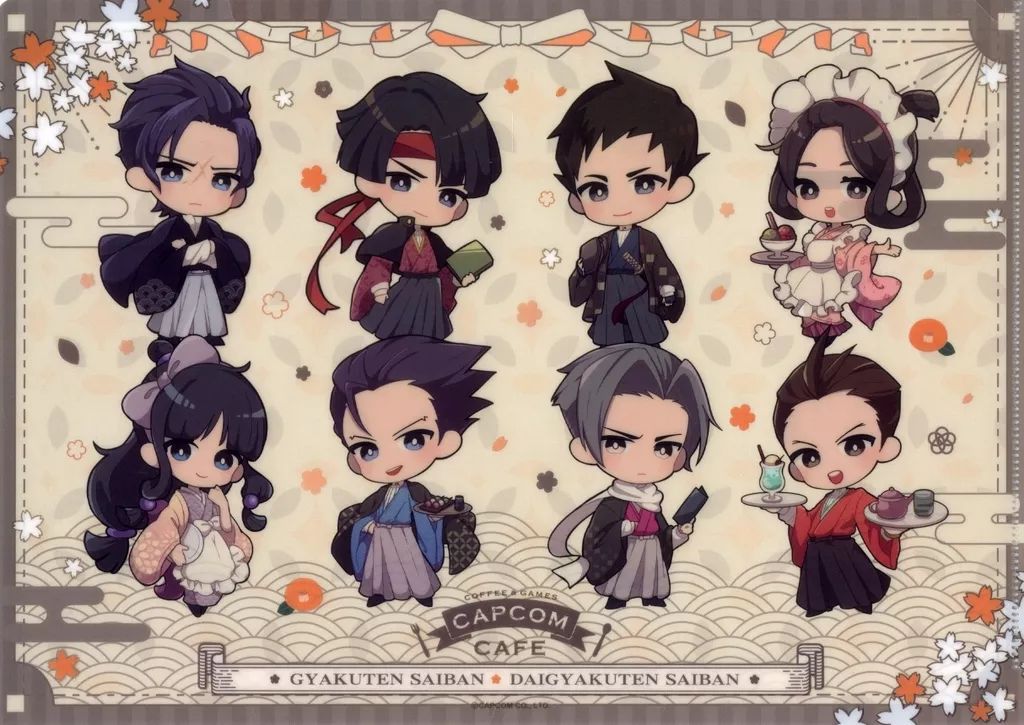 中古】クリアファイル 集合 A4クリアファイル 「CAPCOM CAFE