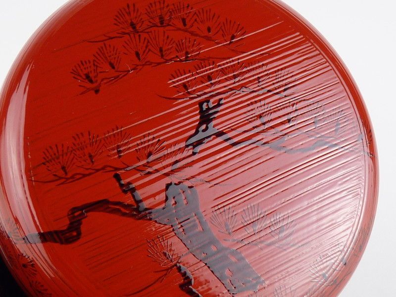清宮】清水祐斎「淡々斎好 朝陽棗」共箱 幅 約7.5cm 高さ 約5.5