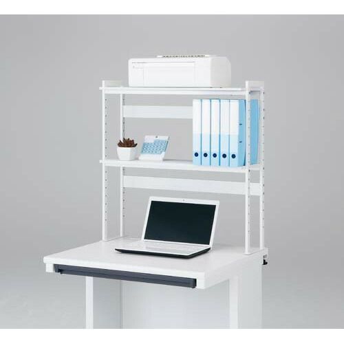 デスク周りデスクラック２段 Ｗ１２００スノーホワイト13-004MH-7 林製作所 MARWIL-DEMENAGEMENTS_CH