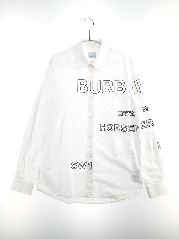 品 BURBERRY バーバリー 21SS ホースフェリー L|S プリントシャツ 8036768 ロングスリーブ 長袖 トップス 141-250228-OR-03-iwa