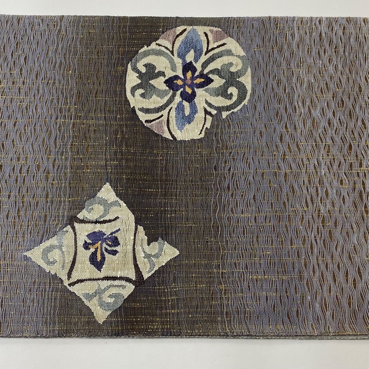 ［お太鼓柄］　袋帯　中古美品　珍品　ツタンカーメン433cm O-326 お太鼓柄］袋帯中古美品珍品ツタンカーメン433cm O-326