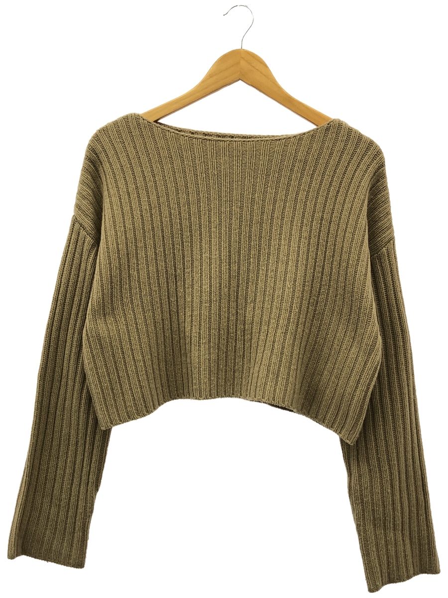 Deuxieme Classe ドゥーズィエムクラス 23080500810030 EVERYDAY I LIKE. Cropped Wide リブ プルオーバー レディース ベージュ