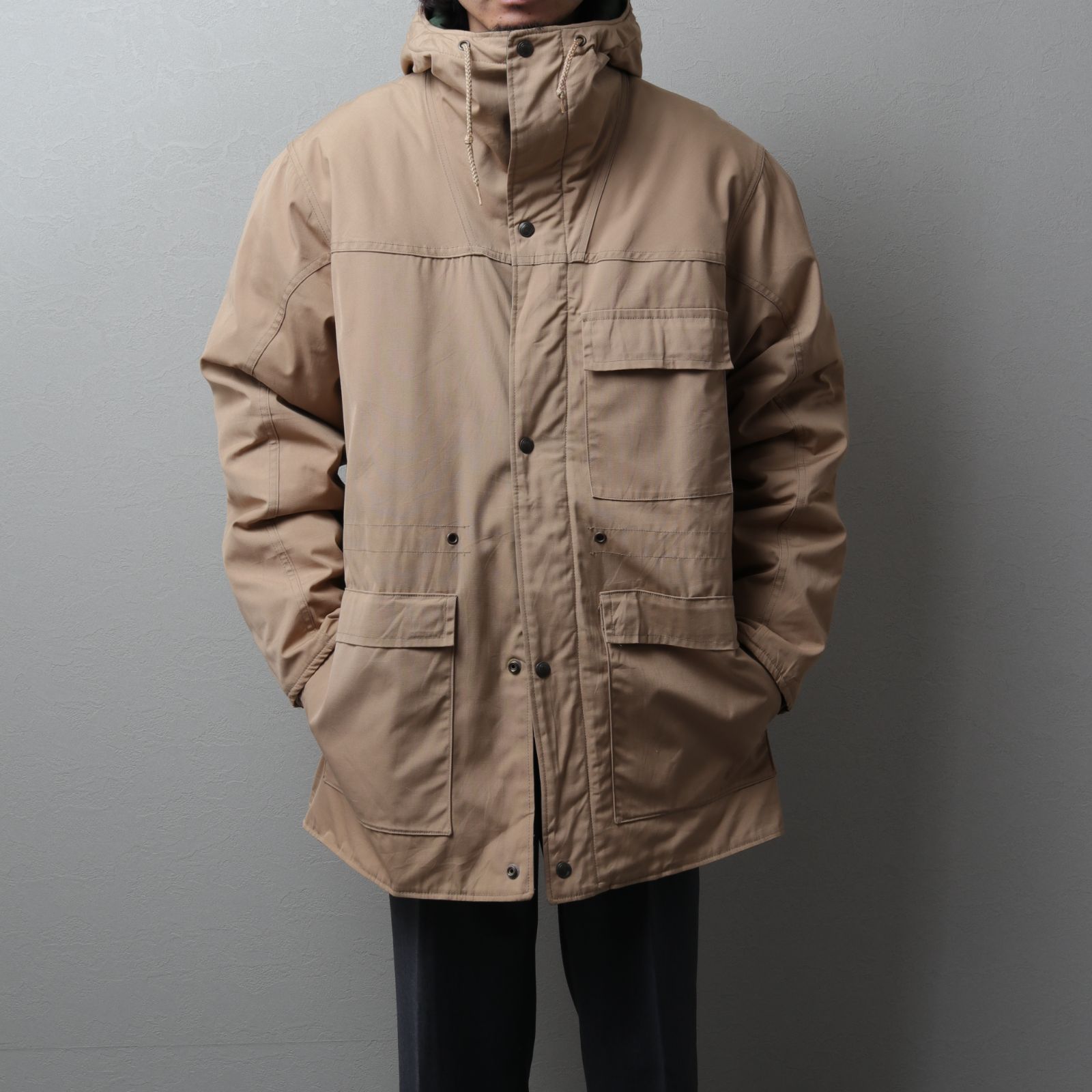 Chaos ノーカラージャケット ブラウン FREEサイズ Chaos ノーカラー