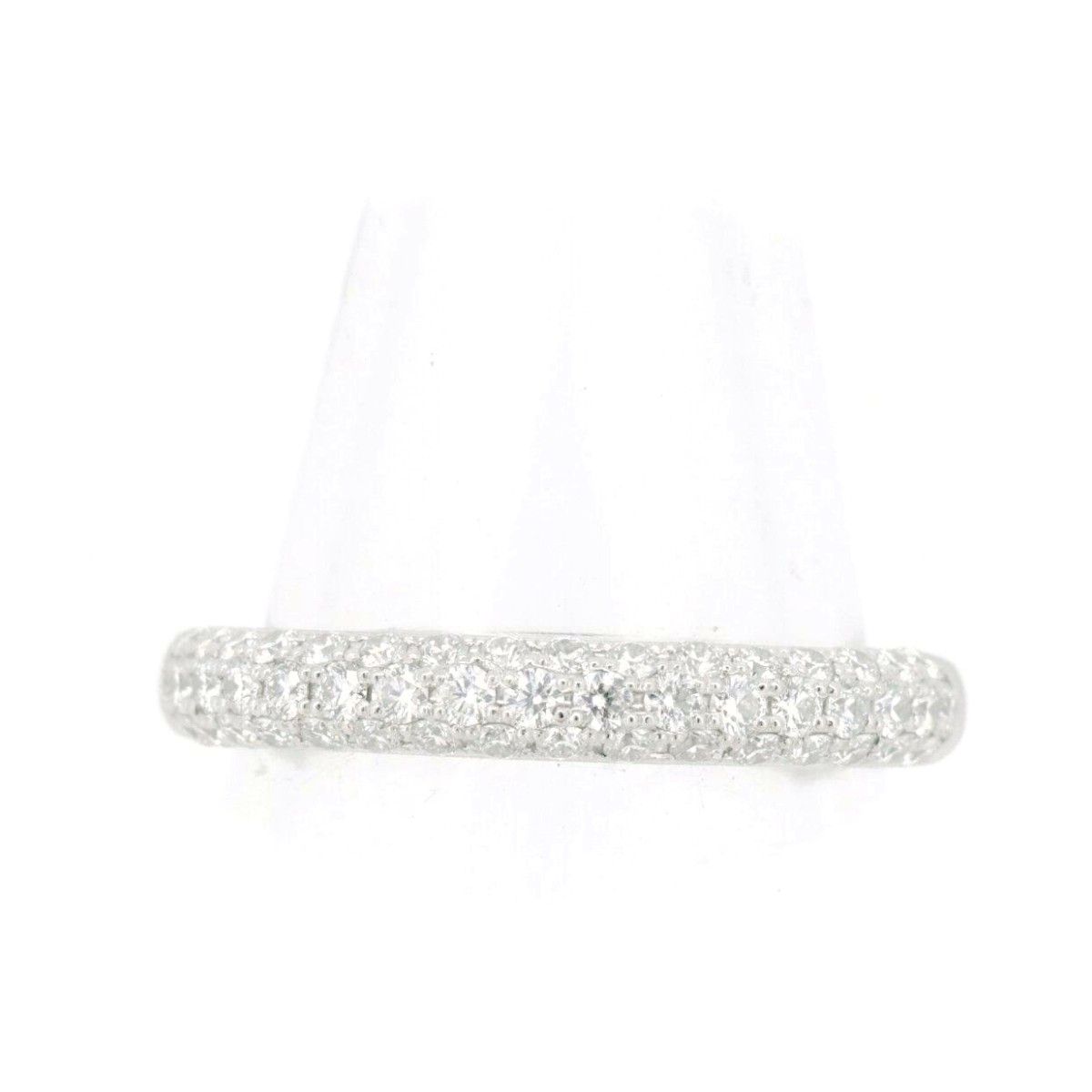ラザールダイヤモンド ダイヤモンド パヴェリング 指輪 0.41ct 8号  