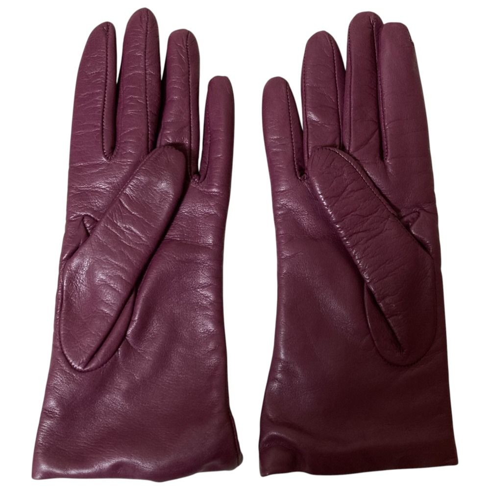 クリスマス特集2025 美品 Sermoneta Gloves セルモネータ カシミアライニング 小物