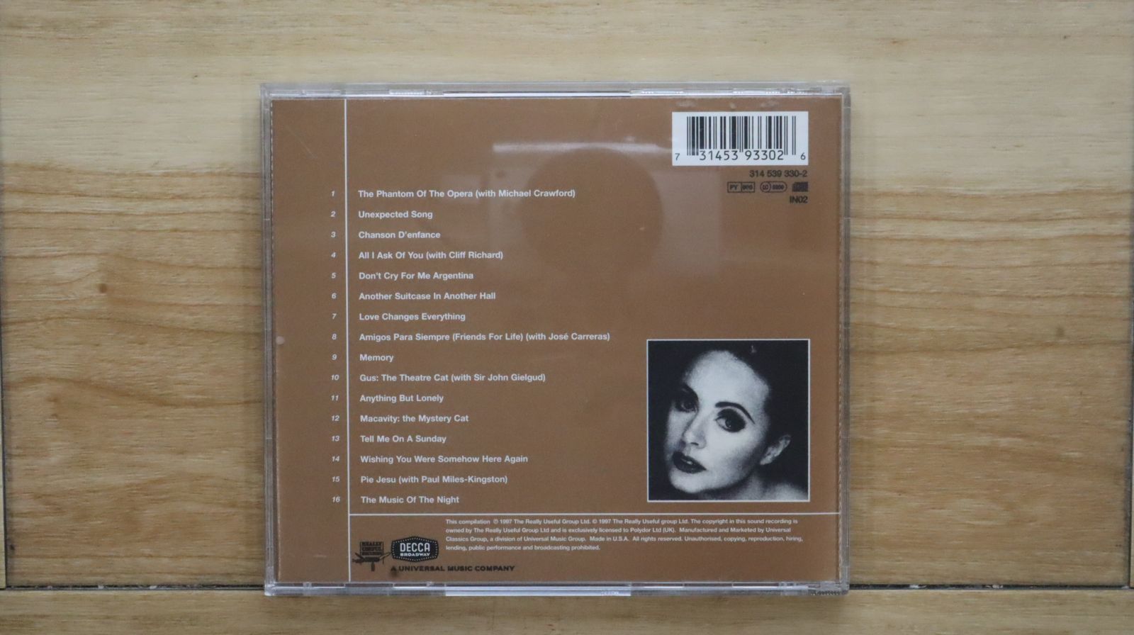 中古CD☆サラ・ブライトマン/Sarah Brightman□ The Andrew L