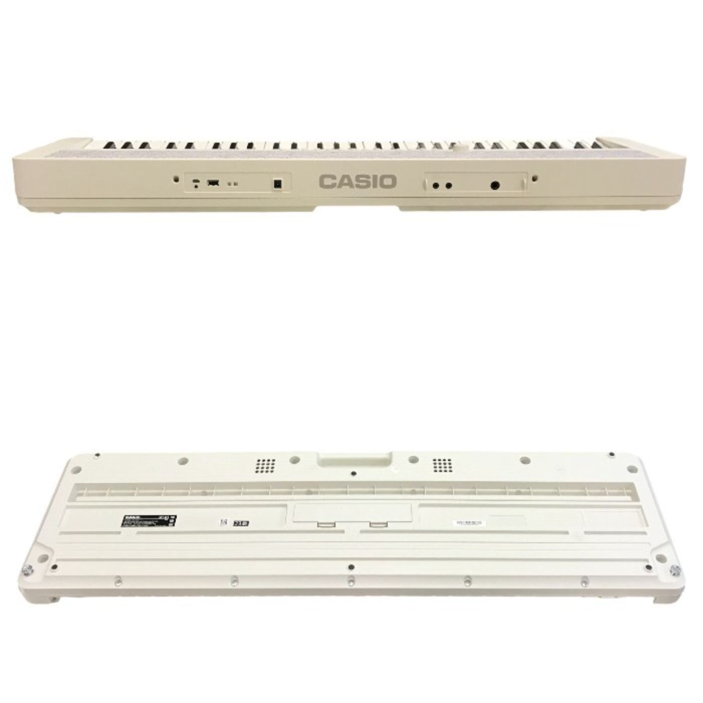 CASIO Casiotone 電子キーボード ホワイト 61鍵 タッチレスポンス シンプルデザイン CT-S1 WE T1