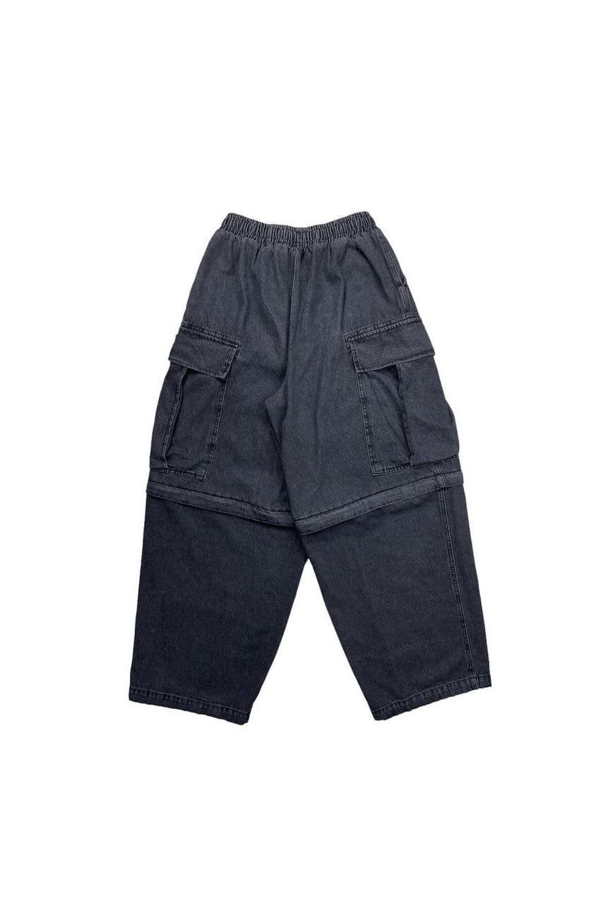 P.O.S - Multi Pocket Denim Pants デニムパンツ裾ドローコード