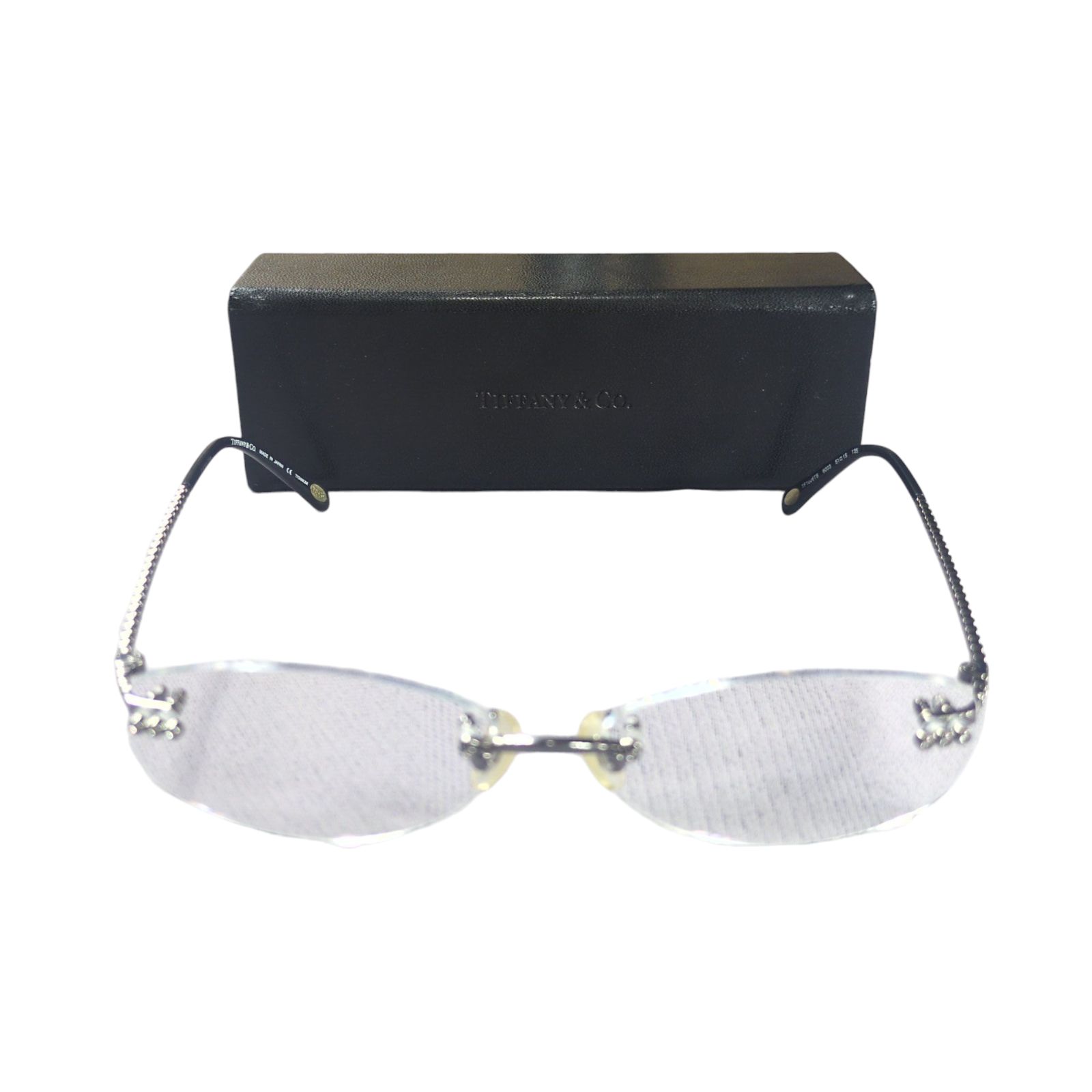 TIFFANY-Co. Stone Temple Rimless Glasses