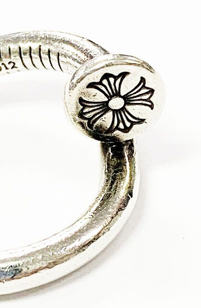 クロムハーツ NAIL FLAT/ネイルフラット シルバーリング メンズ 15号