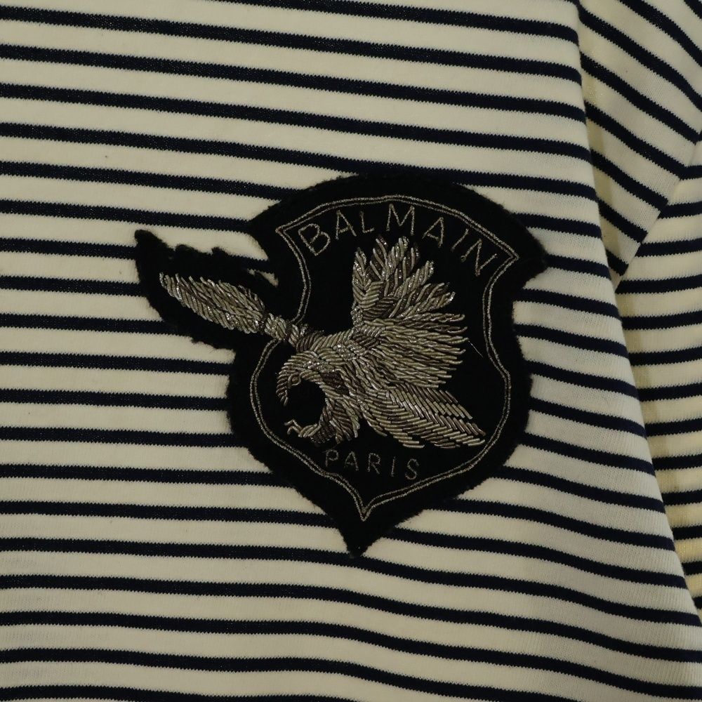 BALMAN バルマン ボーダー柄 ロンT Tシャツ BALMAN バルマン ボーダー柄 ロンT Tシャツ