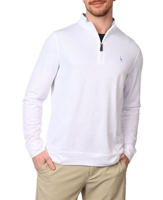 【送料無料】 テーラーバード メンズ パーカー・スウェット アウター Men's Modal Quarter Zip Dove white