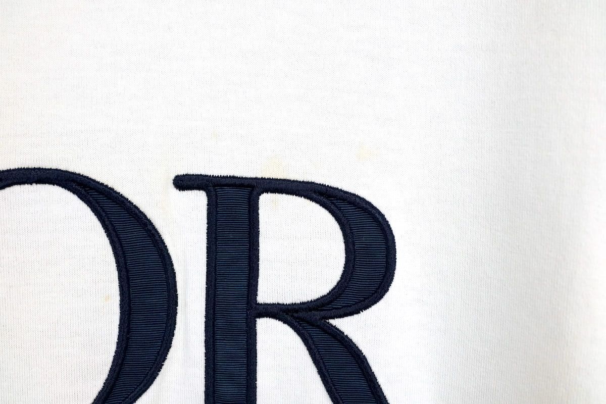 21SS DIOR Embroidered Logo Tee 183J685A0677 ロゴワッペン エン