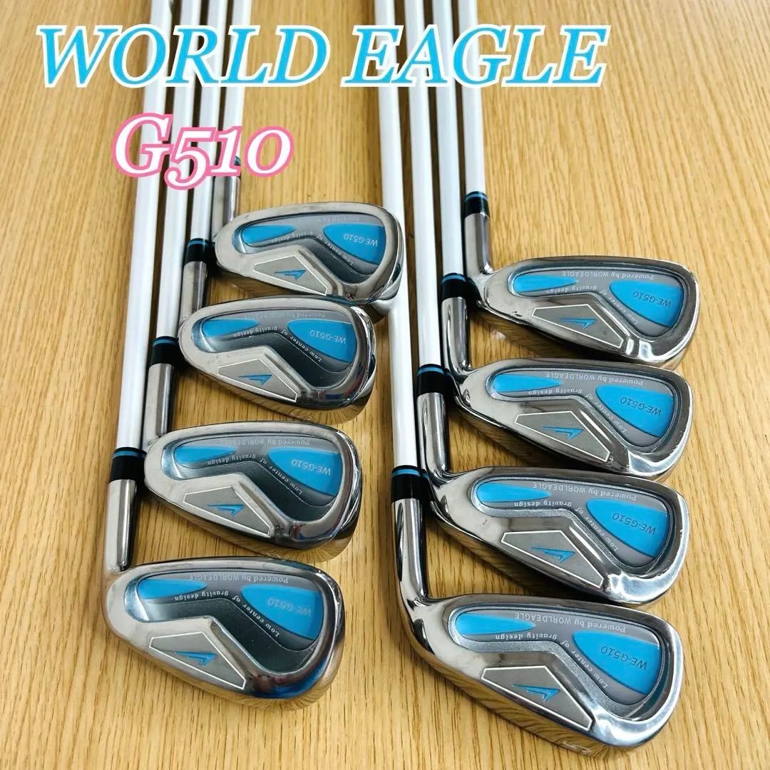 WORLD EAGLE レディース ゴルフアイアン　8本　右利き用 WORLD EAGLE レディース ゴルフアイアン 8本 右利き用 - メルカリ