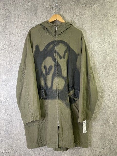 中古】SUPREME ｼｭﾌﾟﾘｰﾑ YOHJI YAMAMOTO ﾖｳｼﾞﾔﾏﾓﾄ ﾓｯｽﾞ ｺｰﾄ ｶｰｷ XL